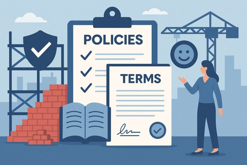 Building a Solid Foundation: Policies, Terms, and Customer Expectations