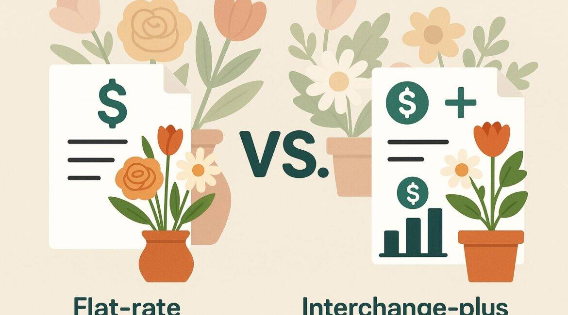 Flat-Rate vs. Interchange-Plus Pricing for Florists Explained
