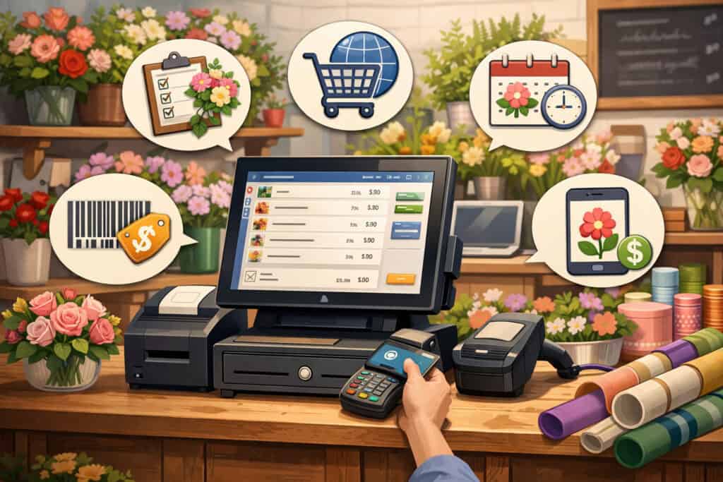 Core Features of a POS System for Flower Shops