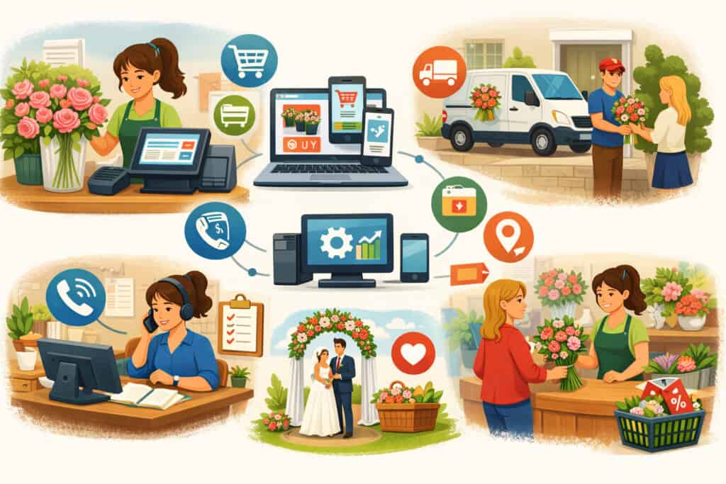 How Florist POS Integration Supports Every Type of Sale