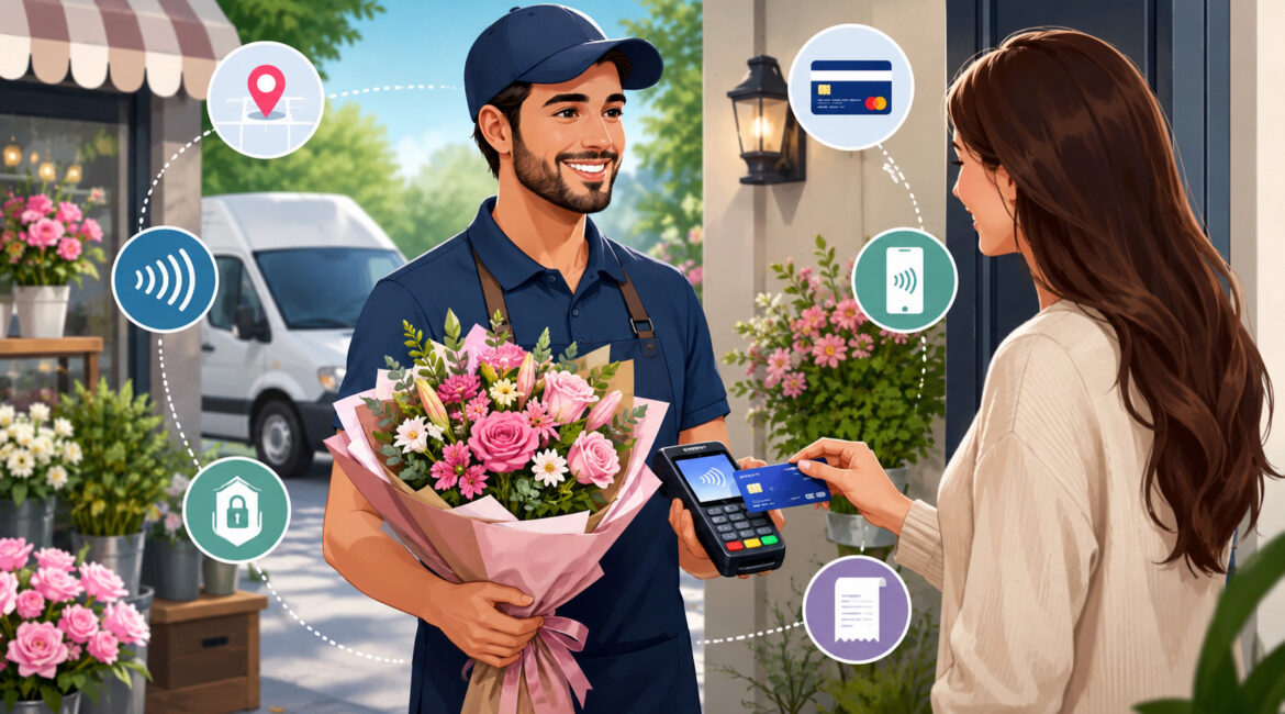 Mobile Credit Card Readers for Flower Delivery Services